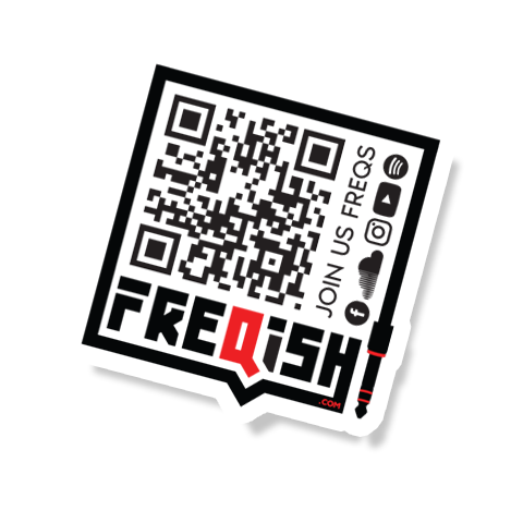 Freqish QR Code Stickers